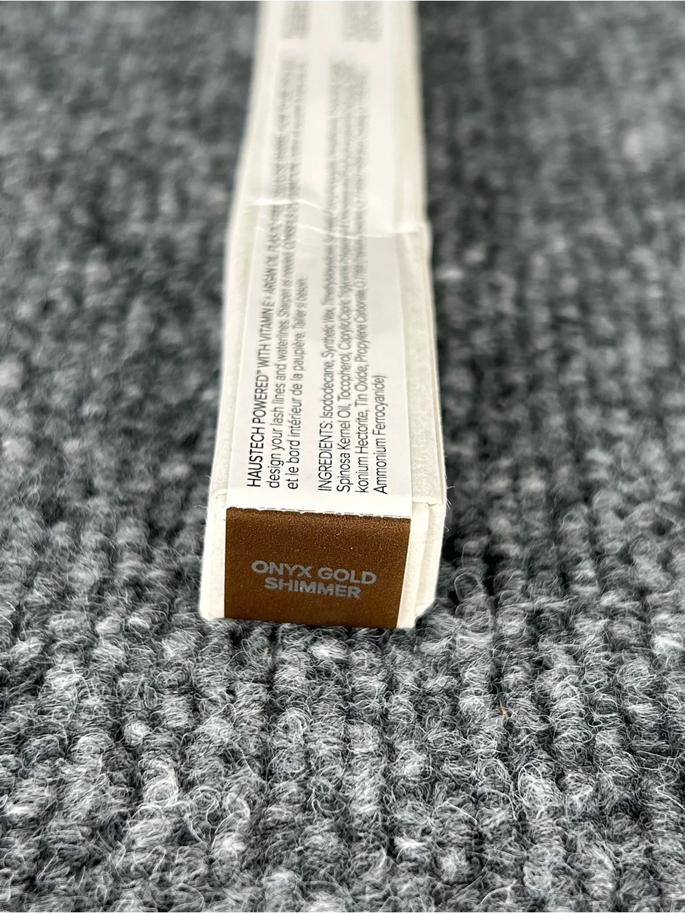 Haus Labs Optic Intensity Eyeliner in ONYX GOLD SHIMMER Vegan Clean Waterproof